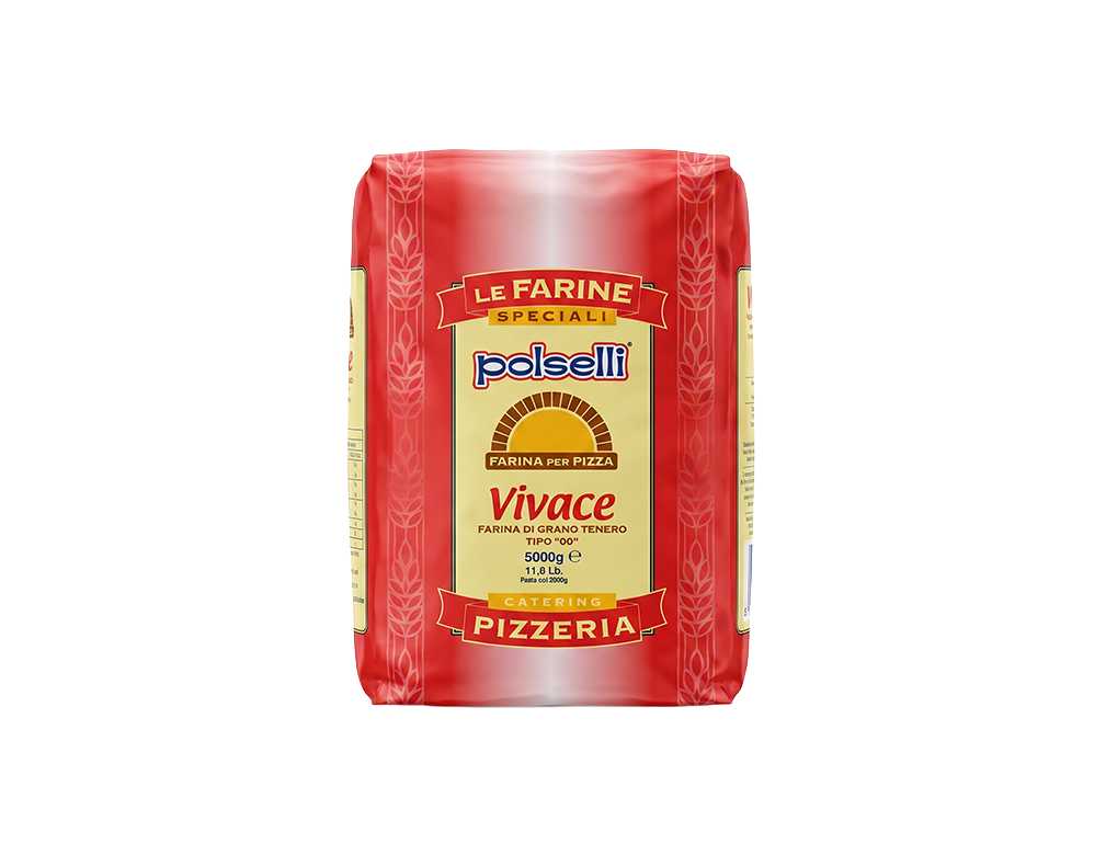 FARINHA DE TRIGO ITALIANA TIPO 00 POLSELLI VIVACE 5 KG (FDO 10 KG)